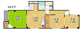 ライフ遠里小野  ｜ 大阪府大阪市住吉区遠里小野１丁目（賃貸マンション3LDK・3階・52.00㎡） その2