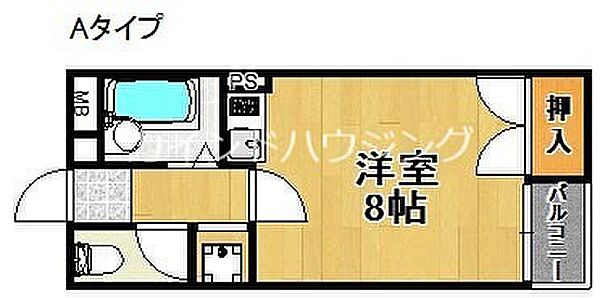 大阪府大阪市住吉区長峡町(賃貸マンション1R・2階・21.96㎡)の写真 その2