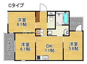 Citron Kitakagaya  ｜ 大阪府大阪市住之江区北加賀屋１丁目（賃貸アパート3LDK・1階・55.48㎡） その2