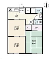 西小路ハイツ 1 ｜ 佐賀県小城市小城町（賃貸アパート3K・1階・42.12㎡） その2