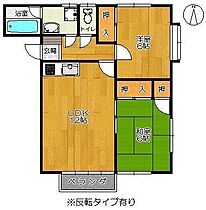 ミツルハウス6 2-C ｜ 佐賀県小城市牛津町下砥川（賃貸アパート2LDK・2階・54.82㎡） その2