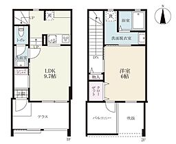 ロワイヤル小城 E ｜ 佐賀県小城市小城町松尾（賃貸アパート1LDK・1階・47.78㎡） その2