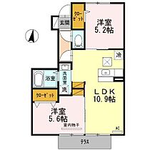 ルミエールホーム　壱番館 102 ｜ 佐賀県小城市三日月町堀江（賃貸アパート2LDK・1階・46.69㎡） その2