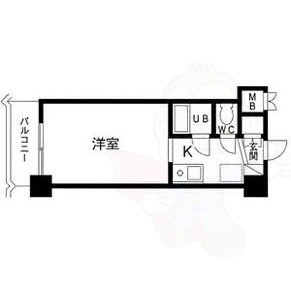 愛知県名古屋市中区正木４丁目(賃貸マンション1K・5階・22.91㎡)の写真 その2