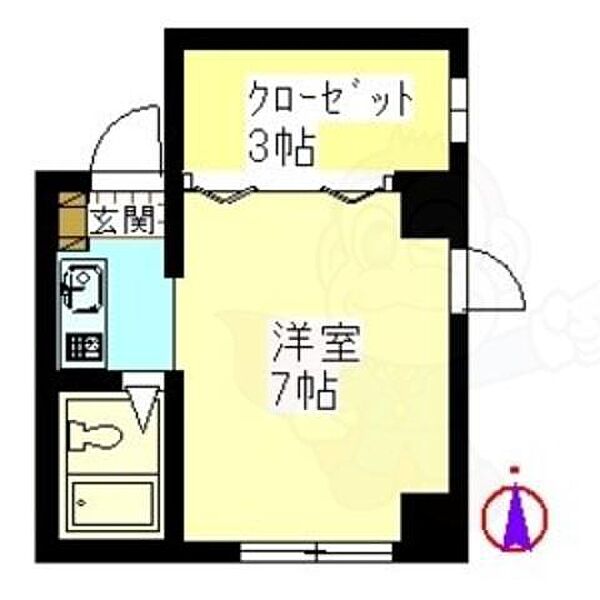 ドリームハイツエンデバー ｜愛知県名古屋市西区中小田井２丁目(賃貸マンション1R・3階・22.43㎡)の写真 その2