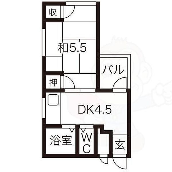 西三宝ビル ｜愛知県名古屋市中区新栄２丁目(賃貸マンション1DK・5階・27.00㎡)の写真 その2