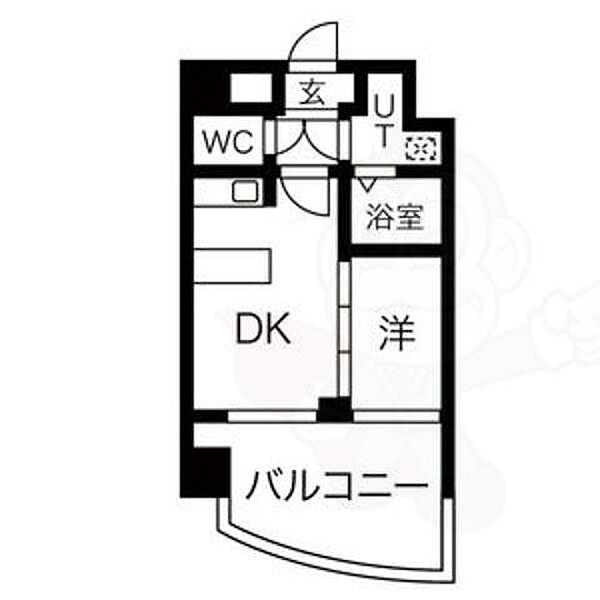 愛知県名古屋市守山区小六町(賃貸マンション1DK・3階・35.00㎡)の写真 その2