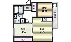 相生山団地34号棟  ｜ 愛知県名古屋市天白区久方１丁目（賃貸マンション2LDK・2階・45.43㎡） その2