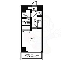 リベール名駅南  ｜ 愛知県名古屋市中川区西日置１丁目1番6号（賃貸マンション1K・9階・24.55㎡） その2