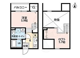 愛知県名古屋市中川区中島新町１丁目（賃貸アパート1K・1階・22.38㎡） その2