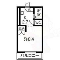 ヘーベルエスパスV　A棟  ｜ 愛知県名古屋市中川区高畑４丁目（賃貸アパート1K・3階・26.59㎡） その2