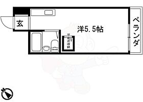 ビラ三秀向山  ｜ 愛知県名古屋市昭和区向山町１丁目（賃貸マンション1R・2階・15.26㎡） その2