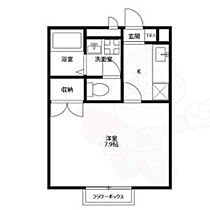 アムールナナ  ｜ 愛知県名古屋市守山区大森八龍２丁目（賃貸アパート1K・2階・24.84㎡） その2