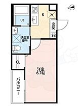 愛知県名古屋市東区大幸４丁目（賃貸アパート1K・2階・22.74㎡） その2