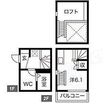 Fect Rays  ｜ 愛知県名古屋市南区白水町（賃貸アパート1K・1階・25.20㎡） その2