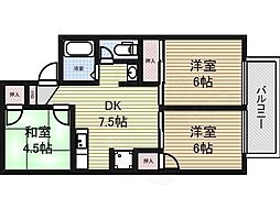 プチセジュール 2階/-