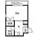 ハイツヤマギワ2階2.2万円