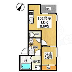 🉐敷金礼金0円！🉐名鉄名古屋本線 東枇杷島駅 徒歩8分