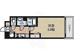 プレサンス上前津グレース 1Kの間取図画像