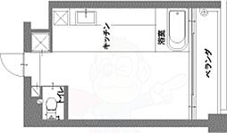 クレイタスパーク3 ワンルームの間取図画像