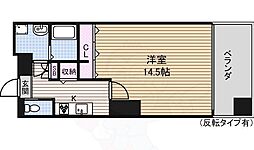 M・Mレジデンス(旧:MiCLA　MAKANA) 7階1Kの間取り