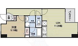 グラン・アベニュー 栄 2階1LDKの間取り