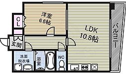 ラファサード 1LDKの間取図画像