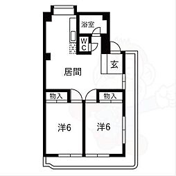 リアライズ自由が丘 3LDKの間取図画像