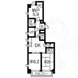 ロイヤル牛巻 6階/-