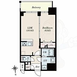 間取図画像 1LDK