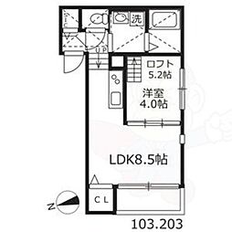 ハーモニーテラス生駒町2 2階/-