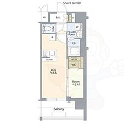 エスリード志賀本通ザ・フロント 6階/-