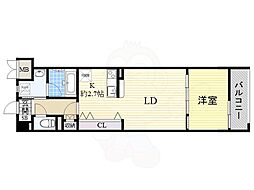 BPRレジデンス金山 1LDKの間取図画像