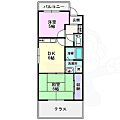 キャッスルミニ松園1階5.8万円