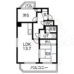 ダイアパレス庄内通 5階