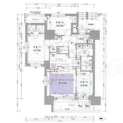 プレサンスロジェ丸の内テラス 3LDKの間取図画像