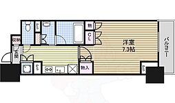 パークアクシス名駅南グランデ 1Kの間取図画像
