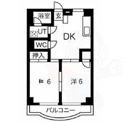 サンハイツ睦 4階/-