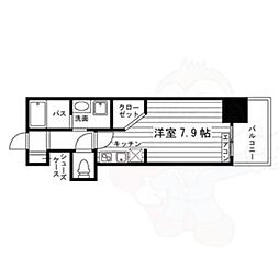 アヴァンコンティア小幡 ワンルームの間取図画像