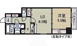 ライブコート泉 1LDKの間取図画像