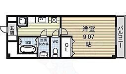 プレストンズ新栄 1Kの間取図画像