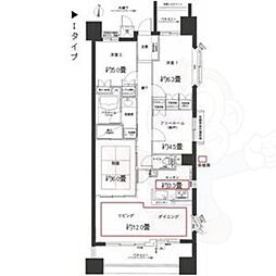 レジディア泉 3SLDKの間取図画像