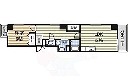ドリーム新栄 1LDKの間取図画像