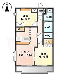 コンフォース西前田 2階