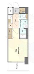 S-RESIDENCE名古屋菊井aline 1Kの間取図画像