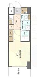 S-RESIDENCE名古屋菊井aline 1Kの間取図画像