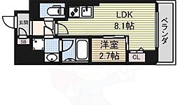 ポルタニグラ大須 1LDKの間取図画像