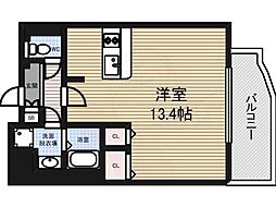 プレサンス泉アーバンゲート 1Kの間取図画像