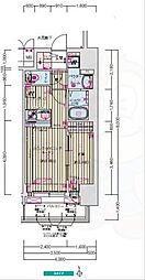 プレサンスTHE新栄 1LDKの間取図画像
