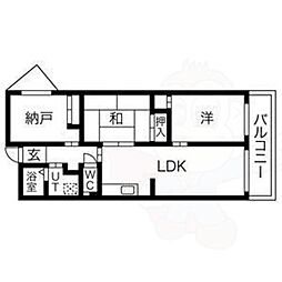 エコグリーン如意 3LDKの間取図画像